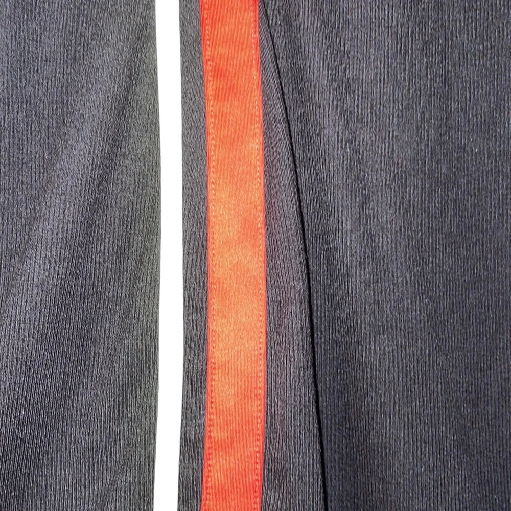 Sporty Ribbed Striped Bodycon Dress - Picture 7 of 7